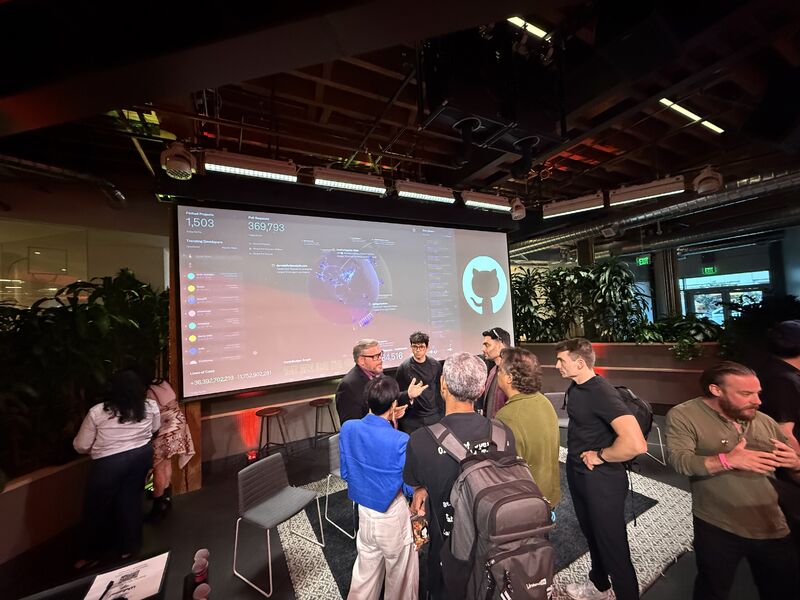 OpenClaw after-hours speakers and attendees gathered at GitHub.