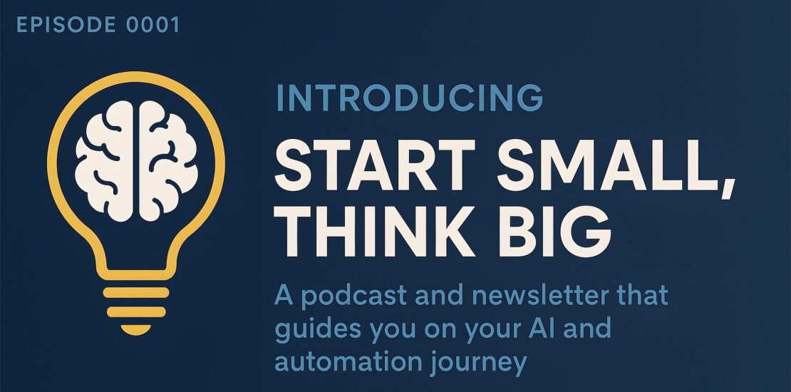 Introducting Start Small, Think Big