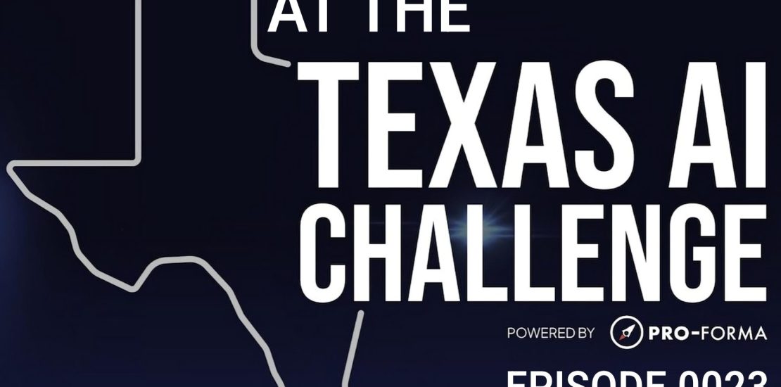 At the TX AI Challenge by Pro-Forma